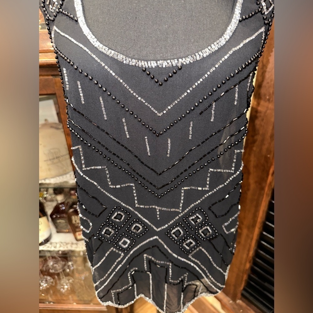 Body Central Sheer Black Tank Top Size Medium - Picture 3 of 7